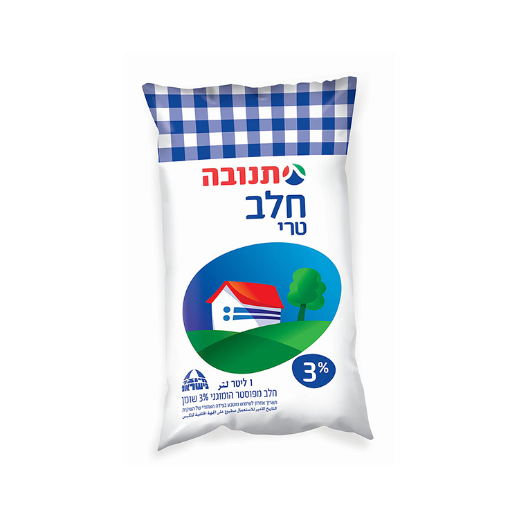 שקית חלב 1 ליטר