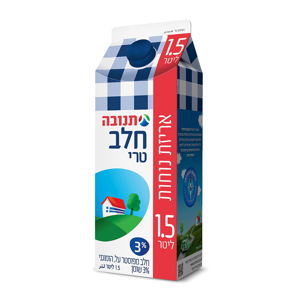 חלב תנובה 1.5 קרטון